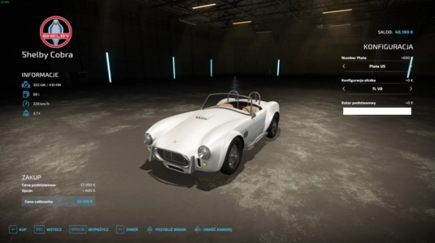 Shelby Cobra Roadster V1.0