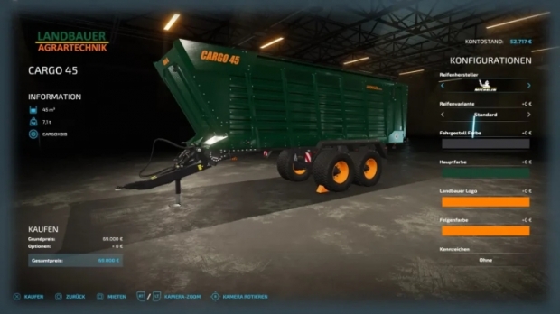 Landbauer Cargo 45 Trailer V1.0