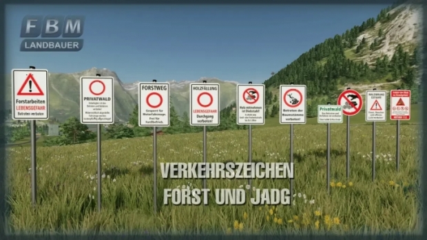 Traffic Signs Forest And Hunting V1.0
