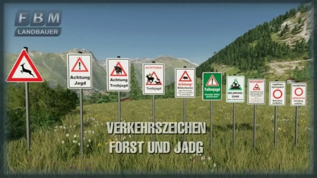 Traffic Signs Forest And Hunting V1.0