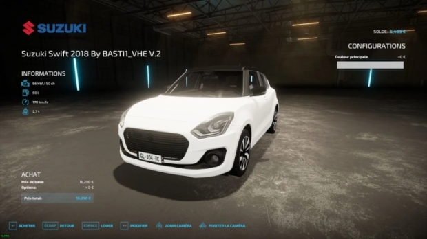 Suzuki Swift 2018 3Rd Generation V2.0