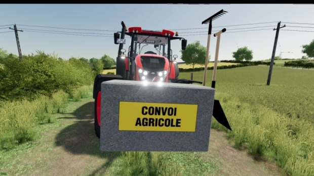 Concrete Agricultural Mass 850Kg V2.0