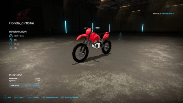 Honda Dirtbike V1.0