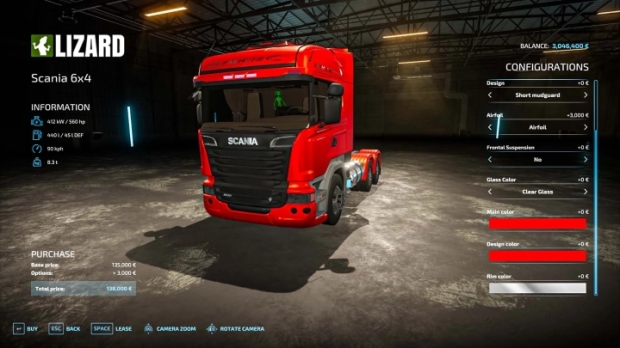 Scania Farmline 6X4 Truck V1.0