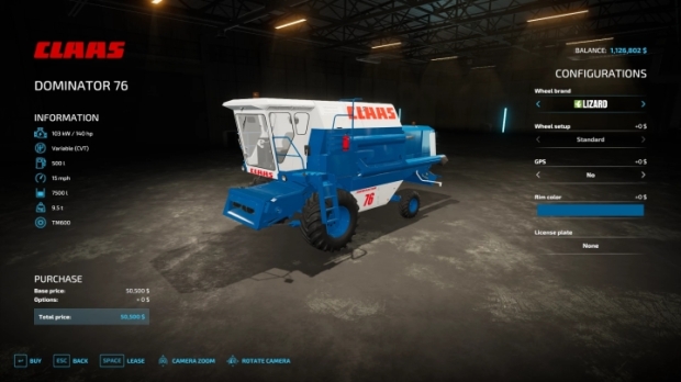 Ford/Claas Combine Pack V1.0