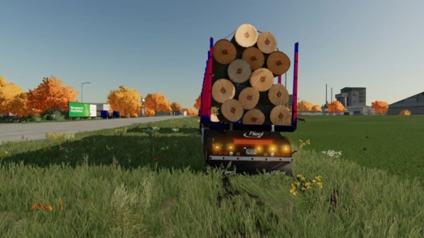 Fliegl Long Trailer Wood With Autoload V1.0