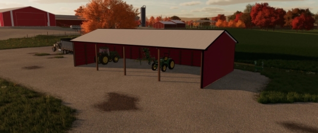 Open Sided Machine Shed V1.0