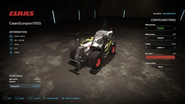 Claas Scorpion 7055 V2.2