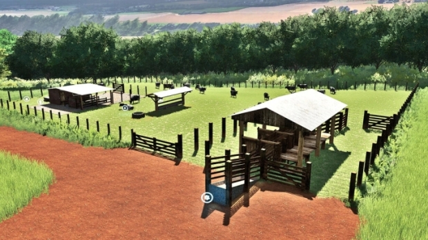 Cow Pasture With Milking Barn V1.1