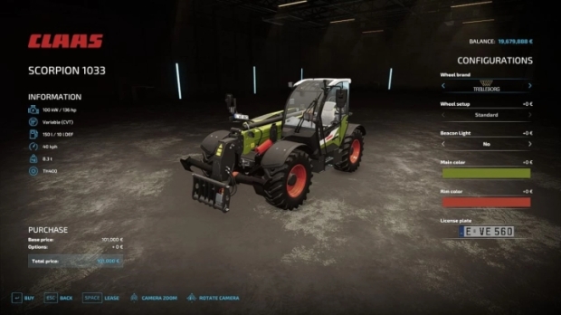 Claas Scorpion 1033 V1.2