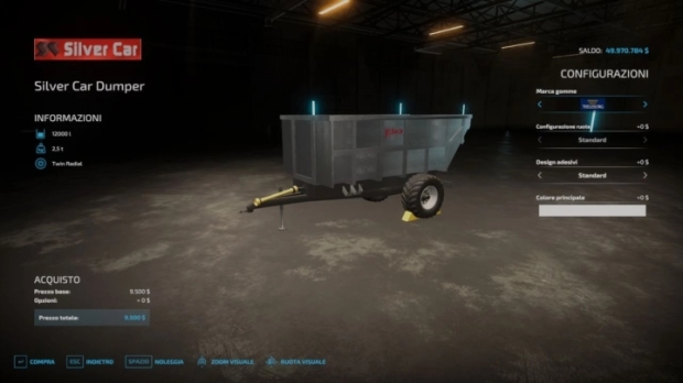 Silvercar Dumper V1.0