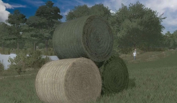 Textures Of Bales Of Straw, Hay, Grass V1.0