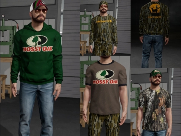 Camo Themed Clothing Pack V1.0