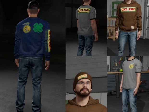 Co-Op Themed Clothing Pack V1.0