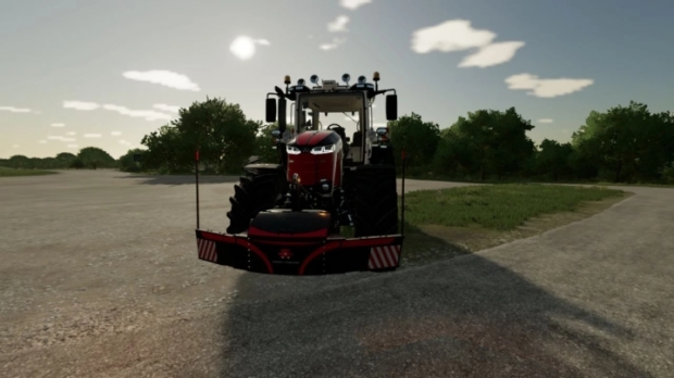 Massey Ferguson 8S Black & Red Tractor V1.0
