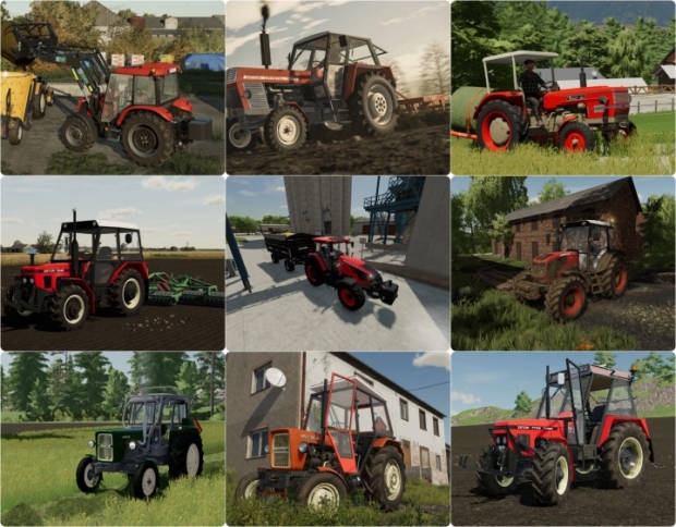 Zetor + Ursus Tractors Pack V1.0