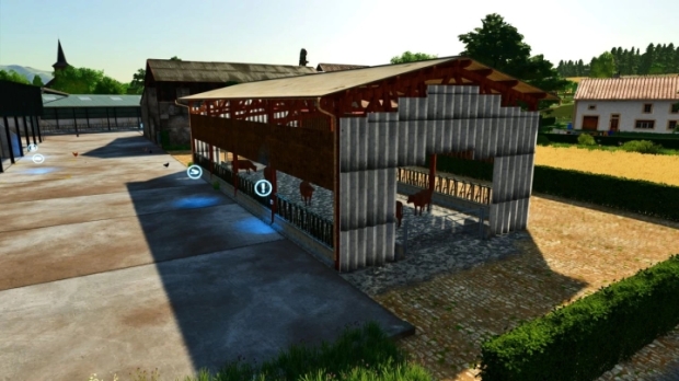 Barn For Cows In Straw Air V1.0