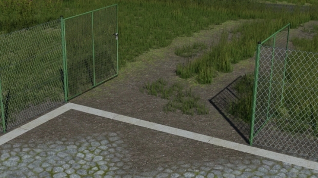 Chain Link Fence With Gate V1.0