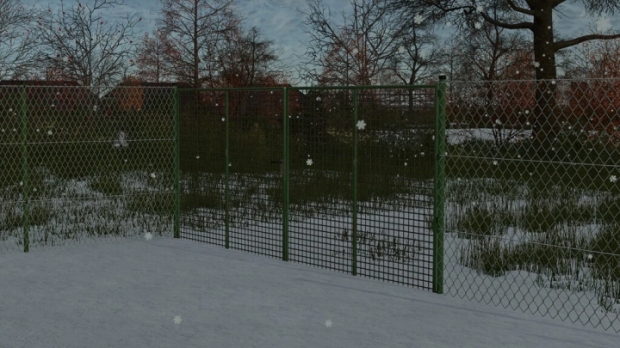 Chain Link Fence With Gate V1.0