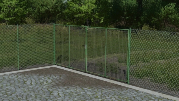 Chain Link Fence With Gate V1.0