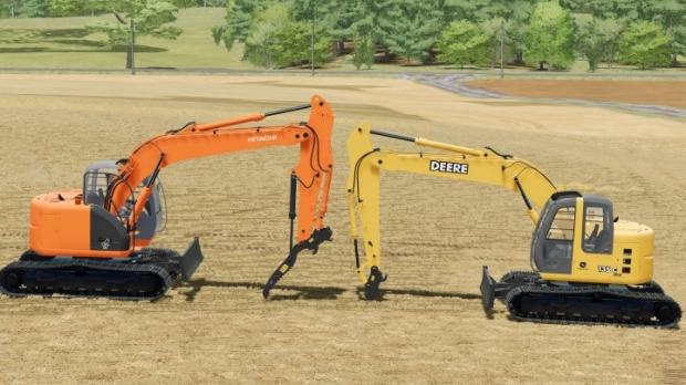 Hitachi Zx 135 Us/John Deere 135C V1.0