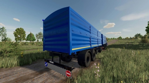 Kamaz-65117 Grain+Trailer V1.0