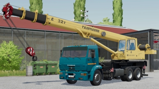 Kamaz Crane Trucks Pack V1.0