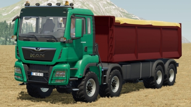 Man Tgs 18.500 8X8 Kipper Truck V1.0