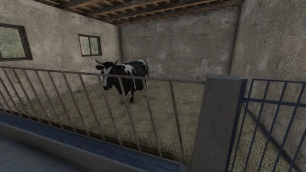 Poland Farm Building With Cows V1.0