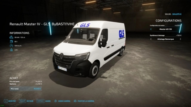 Renault Master Iv 2020 Gls V1.0