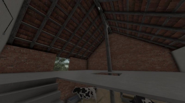 Barn Cow Shed In The Post German Style V1.0