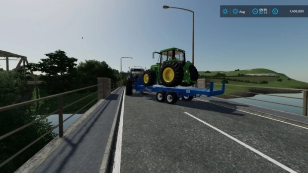 Kane Lowloader Bale Trailer V1.0