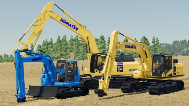 Komatsu Excavators Pack V1.0