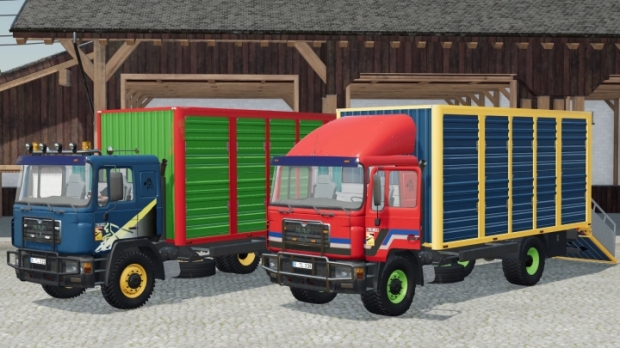 Man 19.403 Animal Transport Truck V1.0