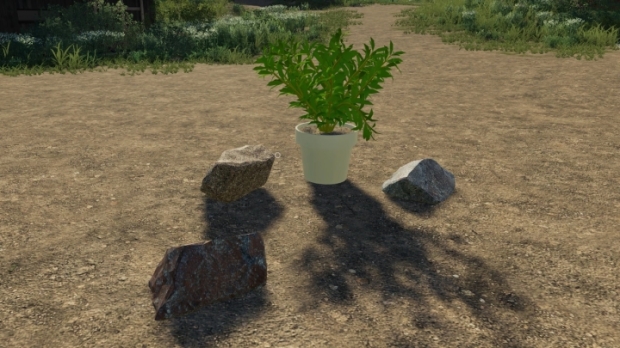 Placeable Flowerpots & Rocks V1.0