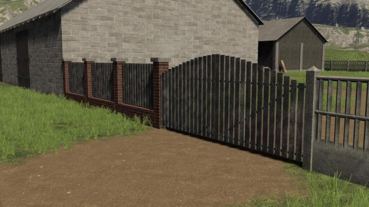 Concrete And Brick Fences Pack V1
