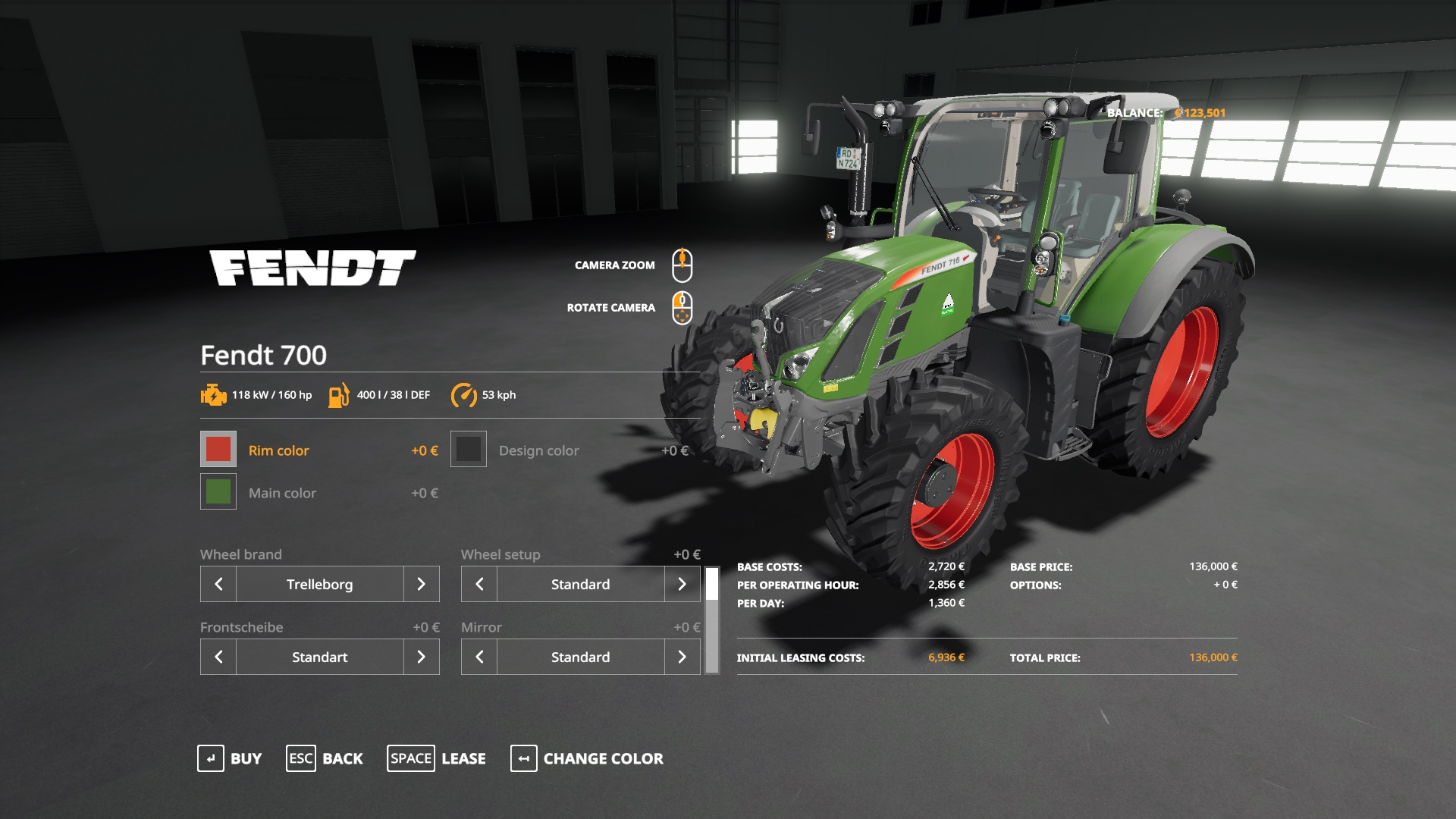 Fendt 700 Vario Tractor V1