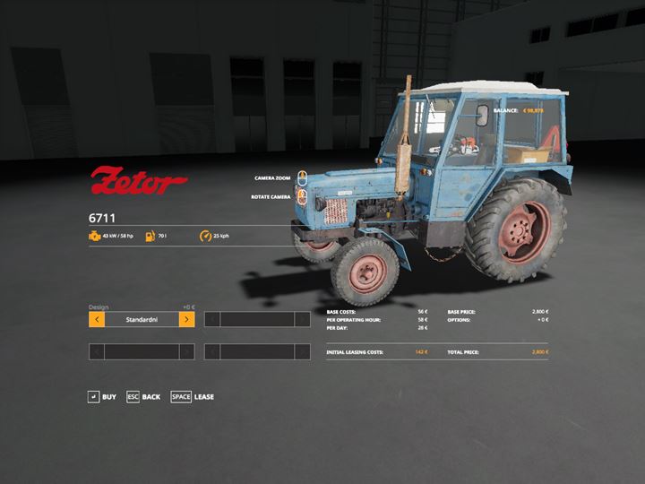 Zetor 6711 Tractor