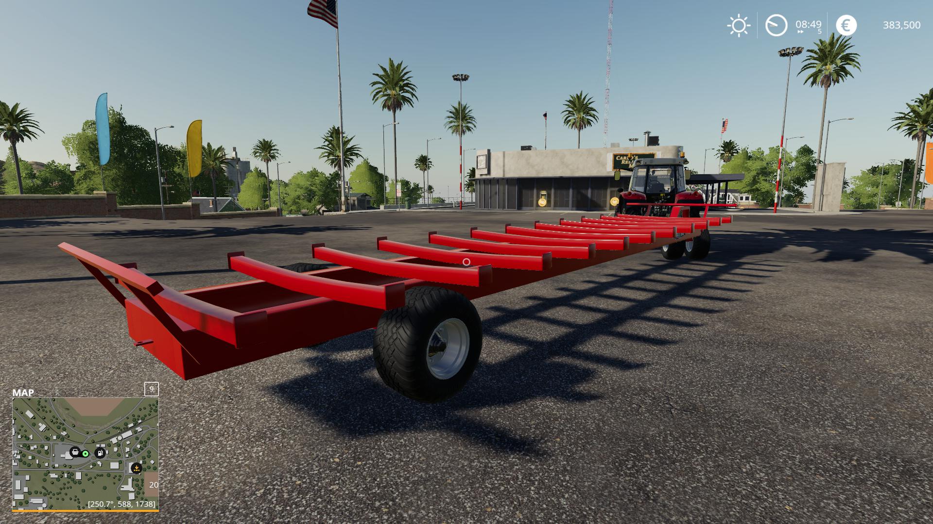 Jbm Round Bale Mighty Hauler V1