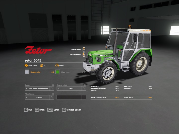 Zetor 6045 Tractor
