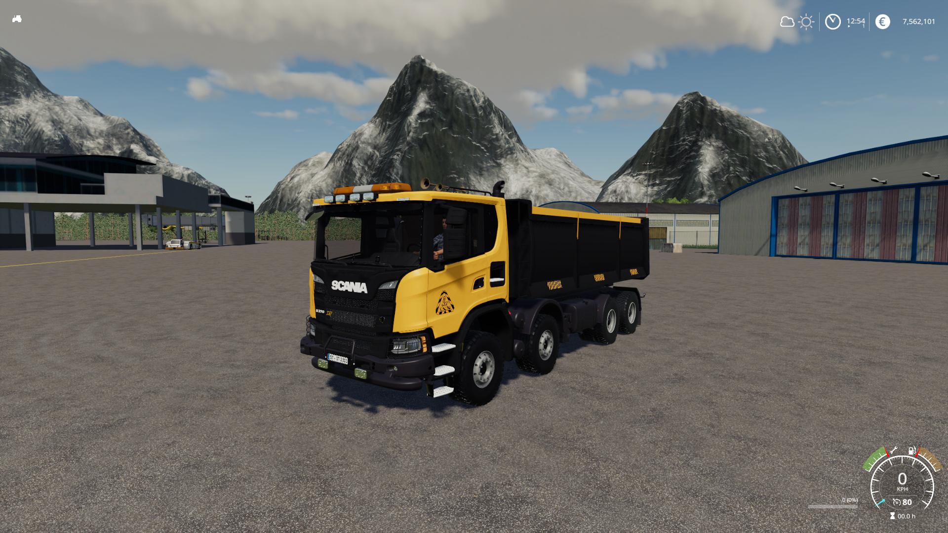 Scania XT 8x8 Tipper Truck V1