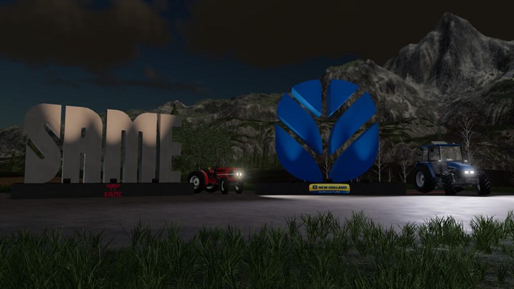 Placeable New Holland And Same Logos V1.0