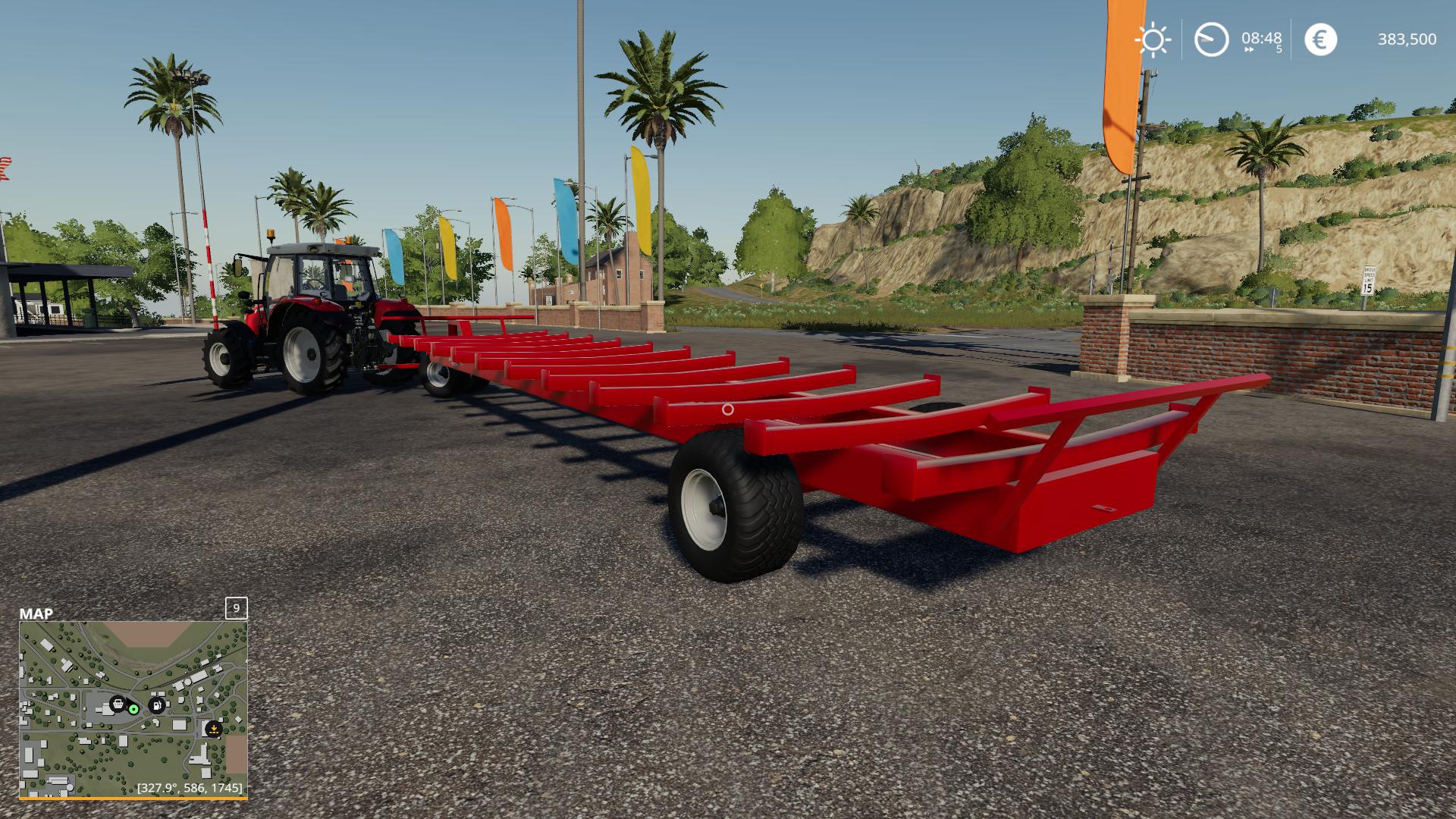 Jbm Round Bale Mighty Hauler V1