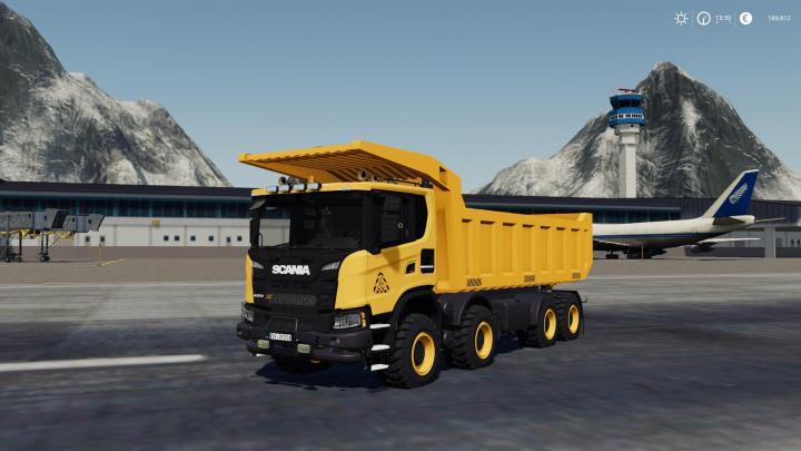 Scania Xt 8X8 Mining Truck V1