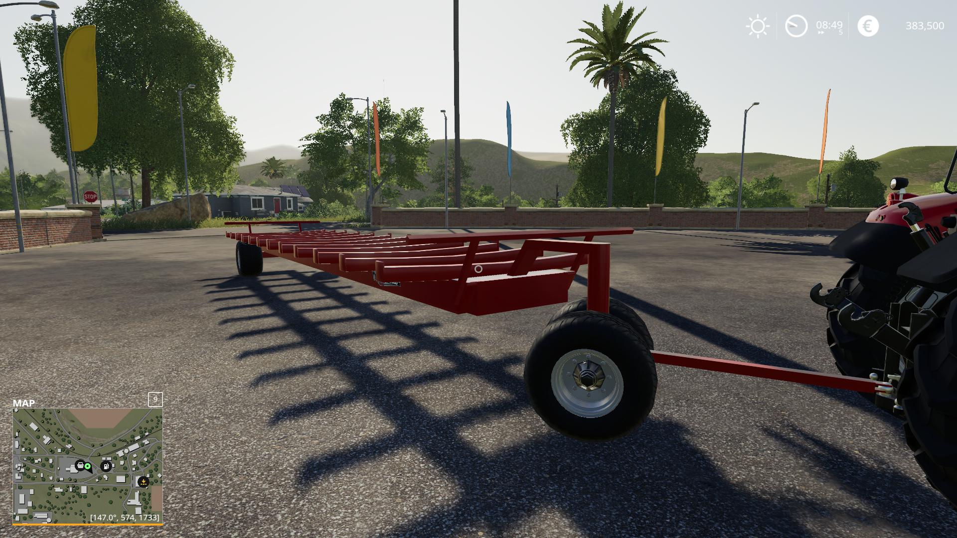 Jbm Round Bale Mighty Hauler V1