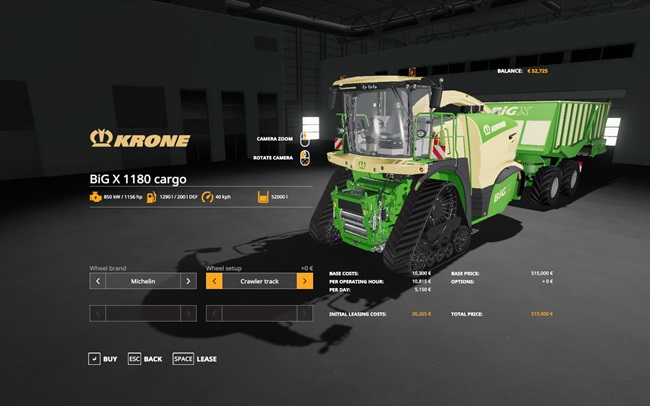Krone Big X 1180 Cargo V1.1.1