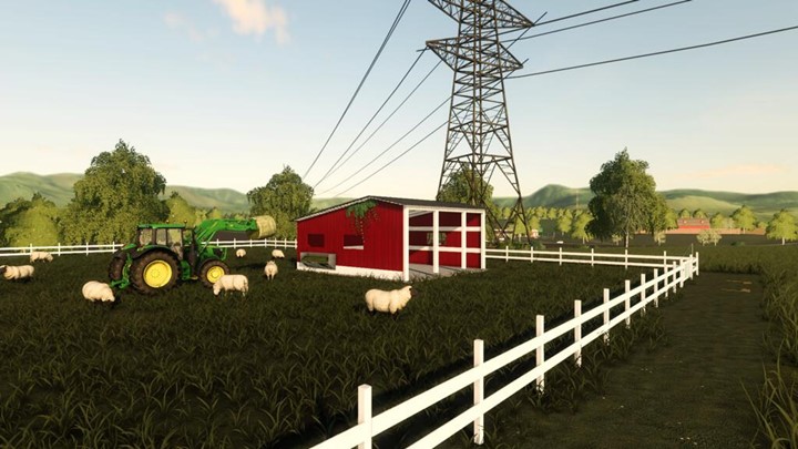 Placeable American Sheep Pasture V1.0