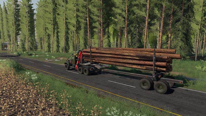 Kraz-255B Timber Truck V1.0