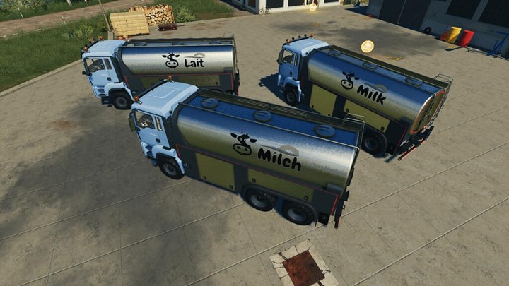 Man Tgs Milk Truck V1.0.0.1