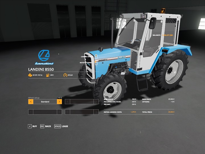 Landini 8550 Tractor